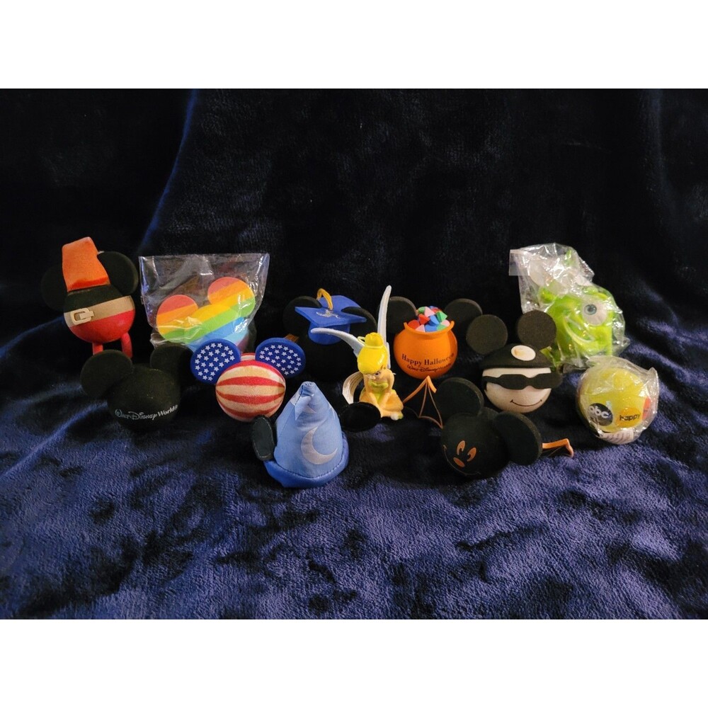 Lot of 12 Vintage Disney Antenna Toppers Walt Disney World Assorted Mix